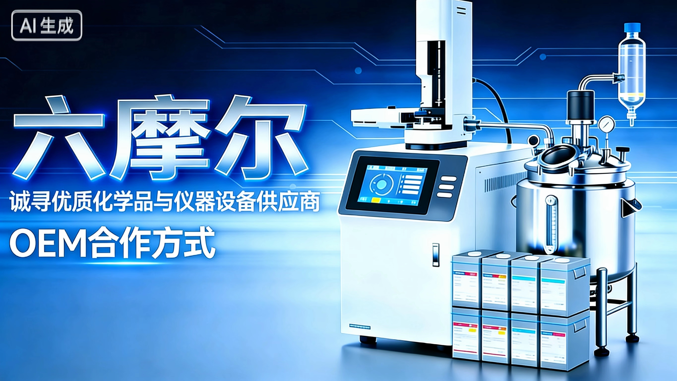 化學加-六摩爾誠尋實驗室優質化學品、儀器設備、耗材OEM合作供應商